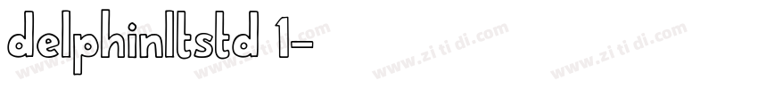 delphinltstd 1字体转换